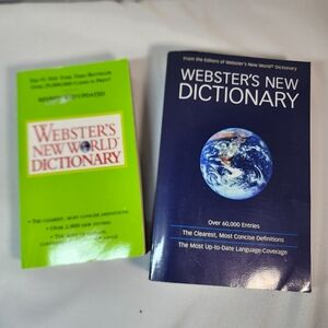 Book Bundle: Webster's Dictionary set of 2